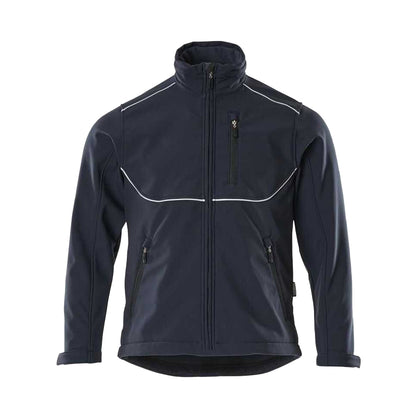 Dark Navy - Front - Mascot Mens Tampa Industry Soft Shell Jacket