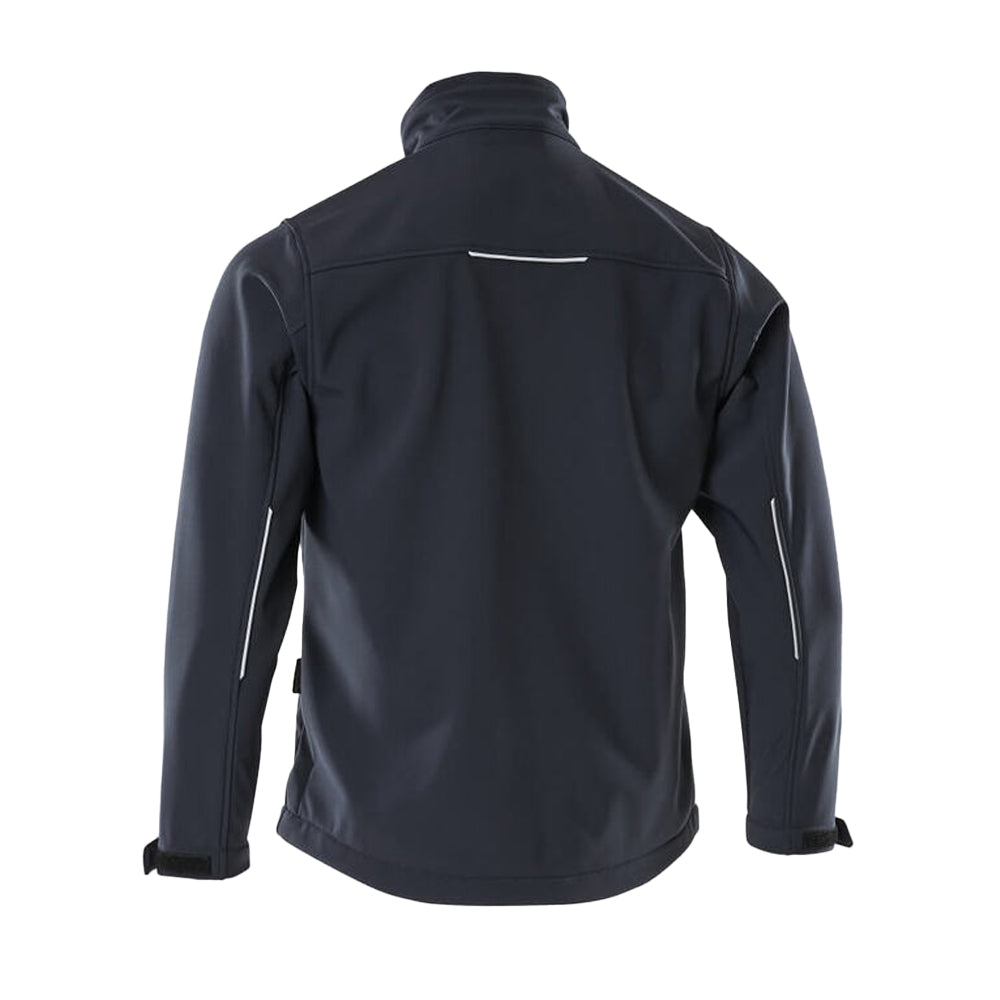 Dark Navy - Back - Mascot Mens Tampa Industry Soft Shell Jacket