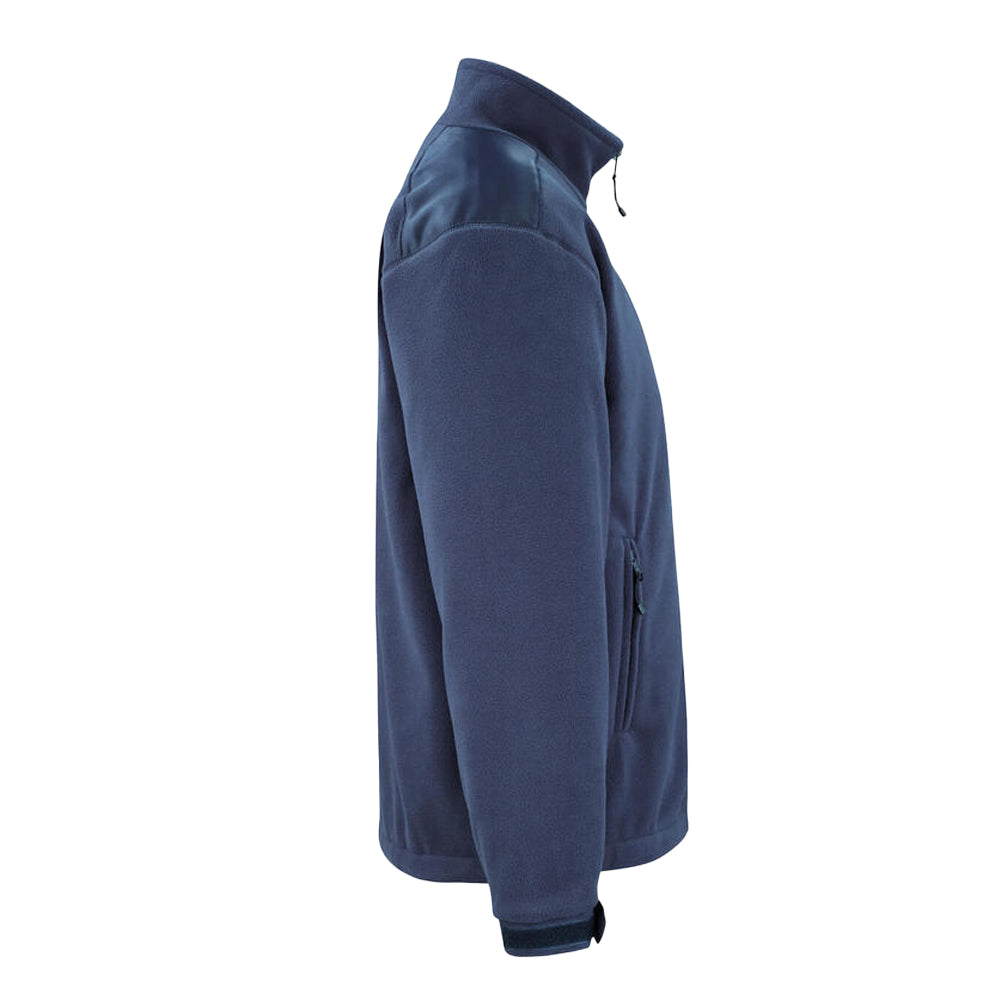 Navy - Side - Mascot Unisex Adult Bogota Workwear Fleece Jacket