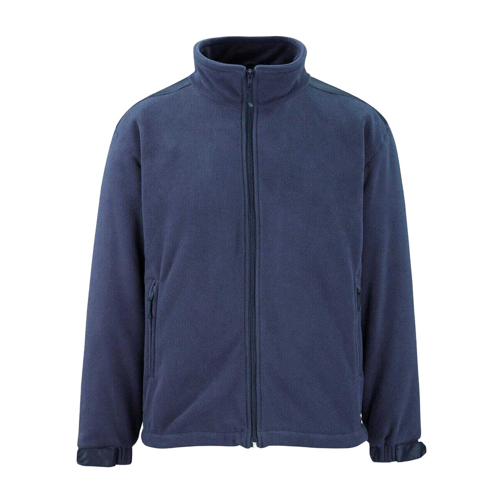 Navy - Front - Mascot Unisex Adult Bogota Workwear Fleece Jacket