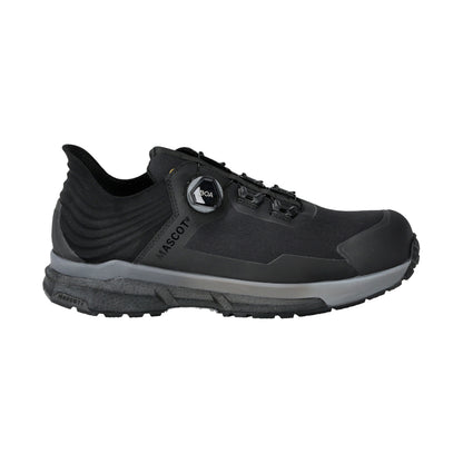 Black - Front - Mascot Mens Footwear Customised Slip-on Safety Shoes