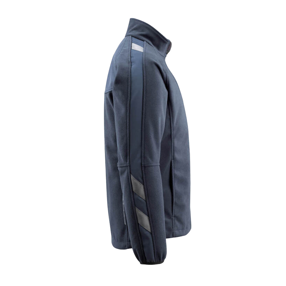 Dark Navy - Side - Mascot Mens Unique Marburg Fleece Jacket