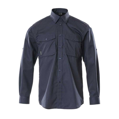 Dark Navy - Front - Mascot Mens Crossover Mesa Shirt