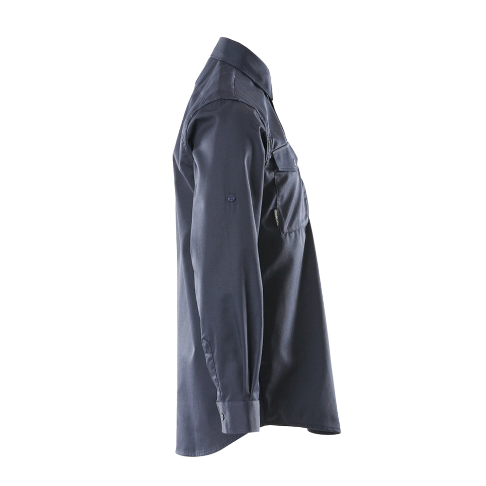 Dark Navy - Side - Mascot Mens Crossover Mesa Shirt