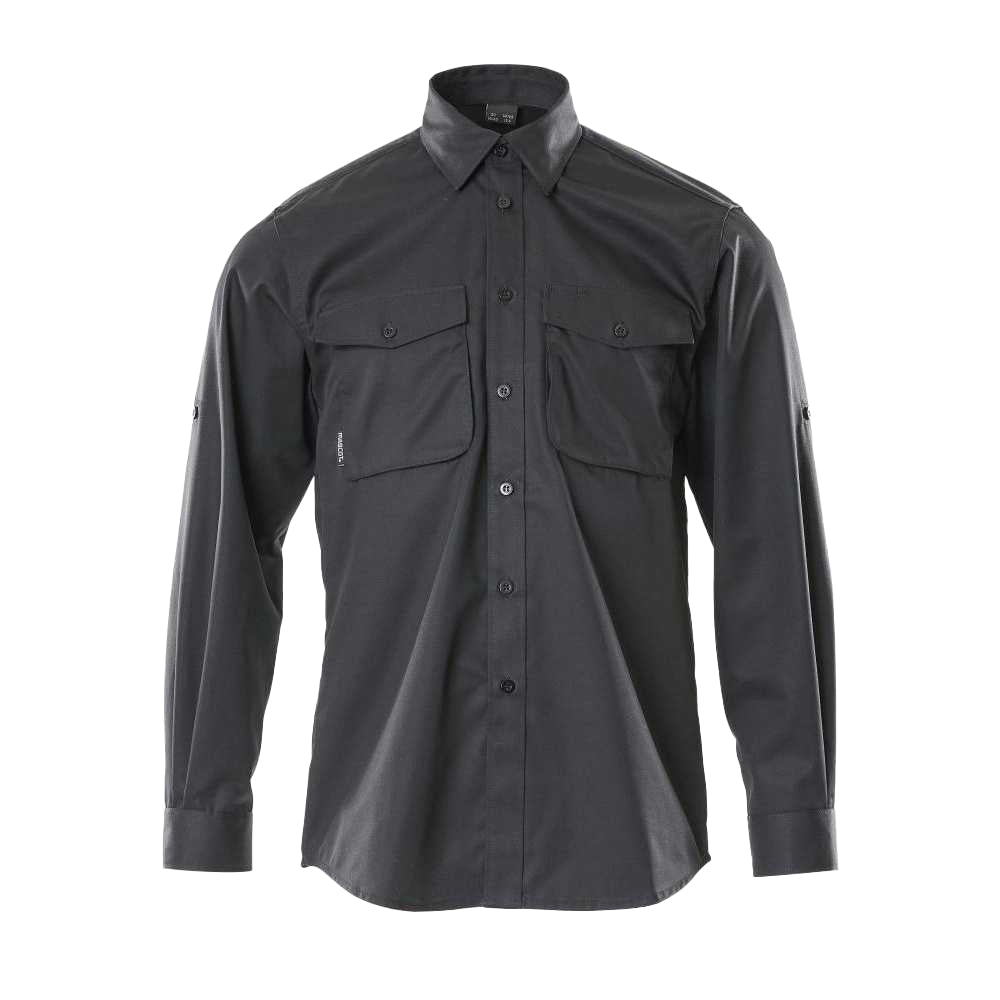 Black - Front - Mascot Mens Crossover Mesa Shirt