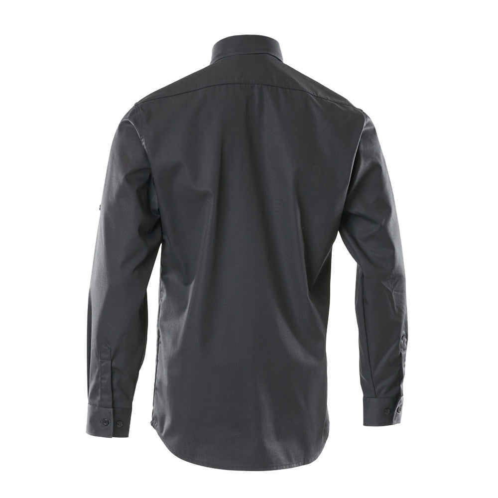 Black - Back - Mascot Mens Crossover Mesa Shirt