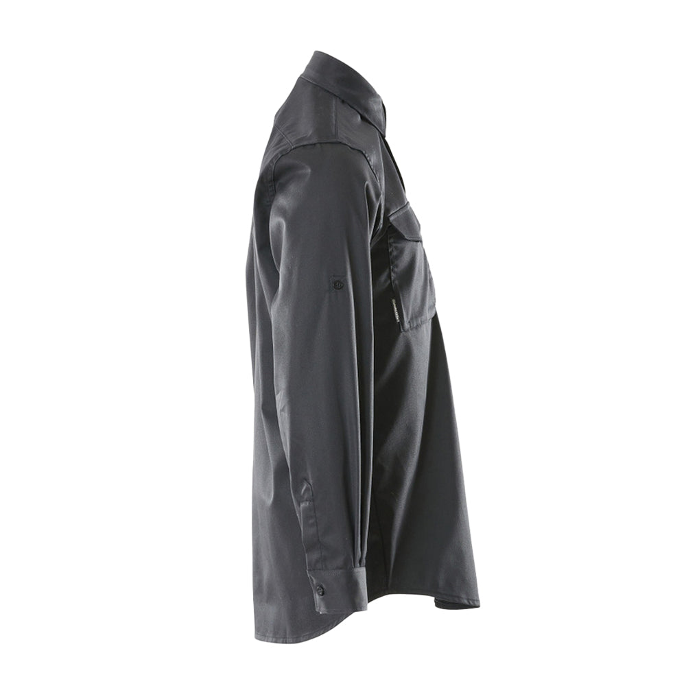 Black - Side - Mascot Mens Crossover Mesa Shirt