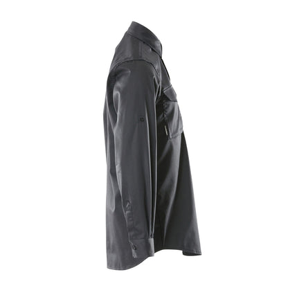 Black - Side - Mascot Mens Crossover Mesa Shirt