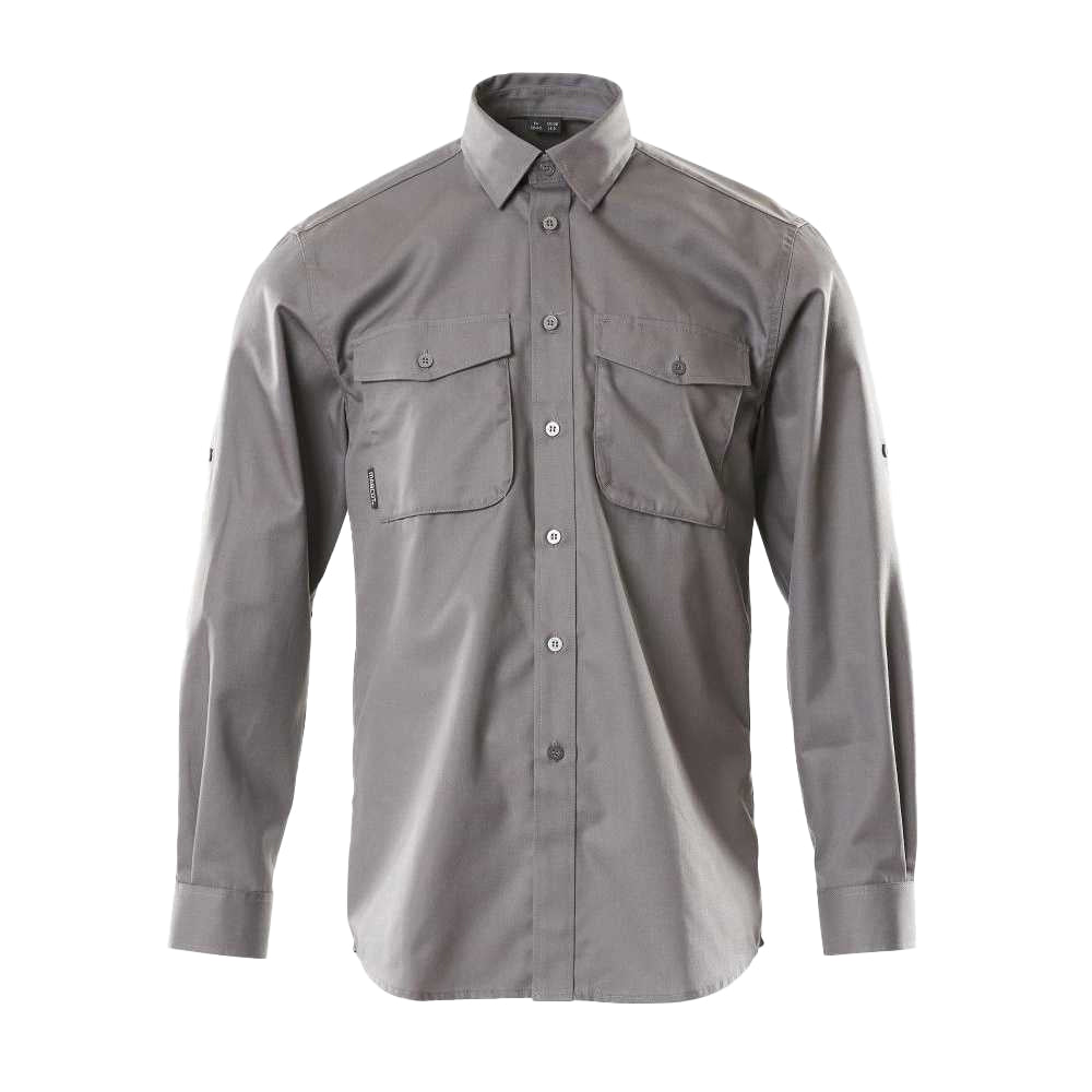 Anthracite - Front - Mascot Mens Crossover Mesa Shirt