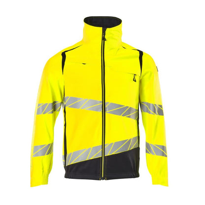 Hi Vis Yellow-Black - Front - Mascot Mens Accelerate Safe Jacket