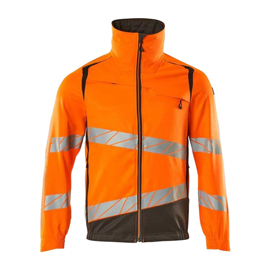 Hi Vis Orange-Dark Anthracite - Front - Mascot Mens Accelerate Safe Jacket