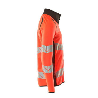 Hi Vis Red-Dark Anthracite - Lifestyle - Mascot Mens Accelerate Safe Full Zip Jacket