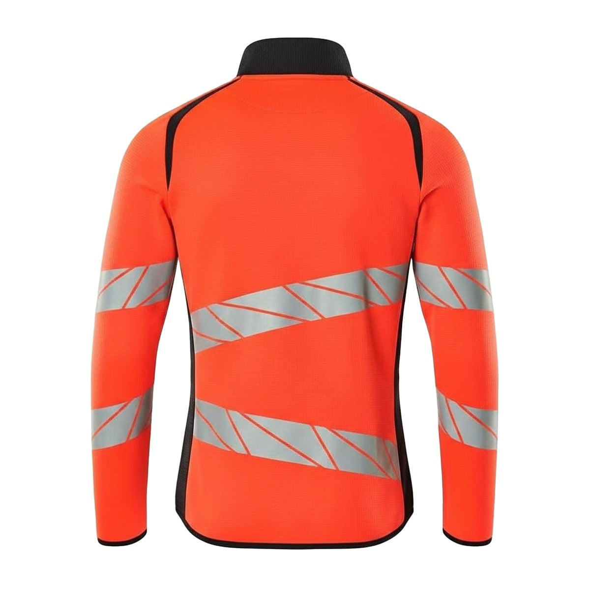Hi Vis Red-Dark Navy - Back - Mascot Mens Accelerate Safe Full Zip Jacket