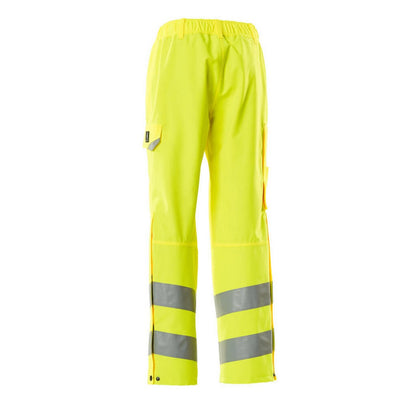 Hi Vis Yellow - Back - Mascot Mens Safe Supreme Belfast Trousers