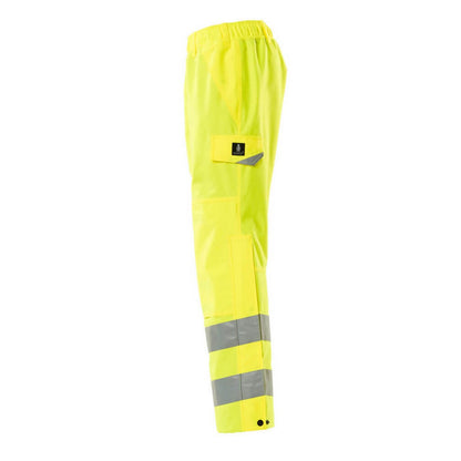 Hi Vis Yellow - Side - Mascot Mens Safe Supreme Belfast Trousers