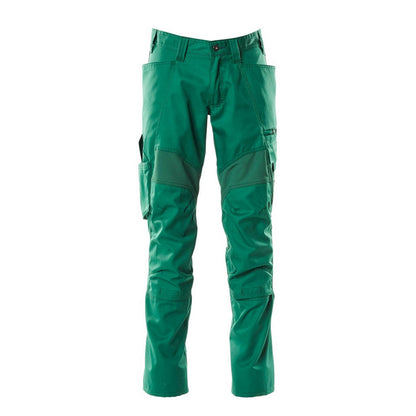 Green - Front - Mascot Mens Accelerate Work Trousers