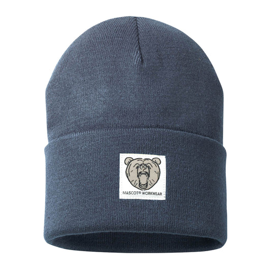 Dark Navy - Front - Mascot Tribeca Complete Knitted Beanie