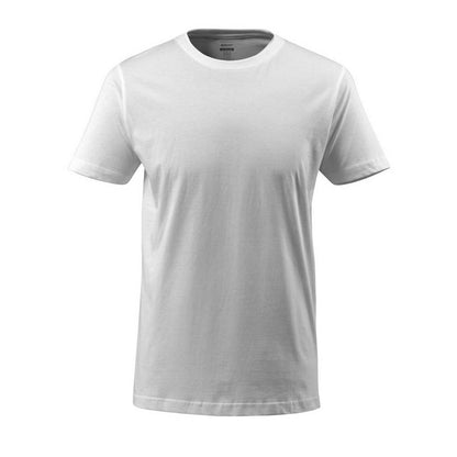 White - Front - Mascot Mens Crossover Calais T-Shirt (Pack of 10)