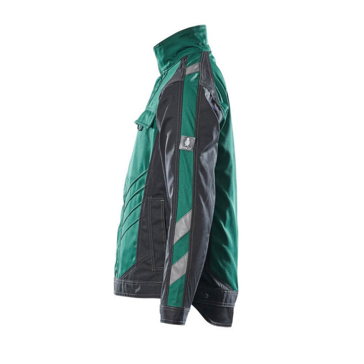 Green-Black - Side - Mascot Mens Unique Jacket