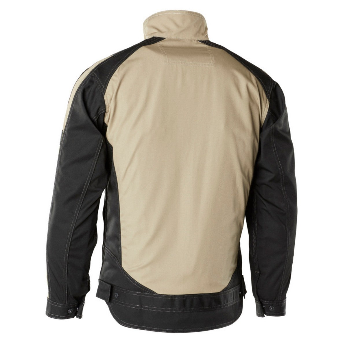 Light Khaki-Black - Back - Mascot Mens Unique Jacket