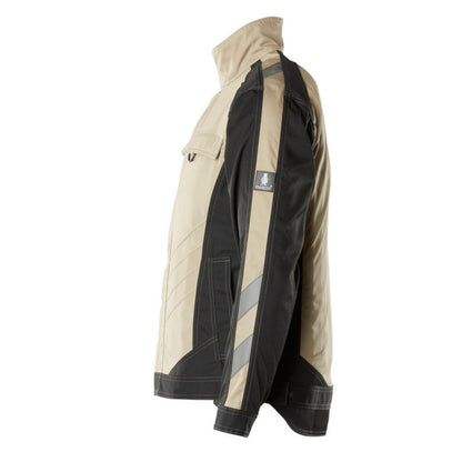 Light Khaki-Black - Side - Mascot Mens Unique Jacket