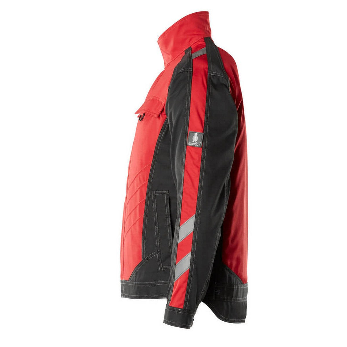 Red-Black - Side - Mascot Mens Unique Jacket