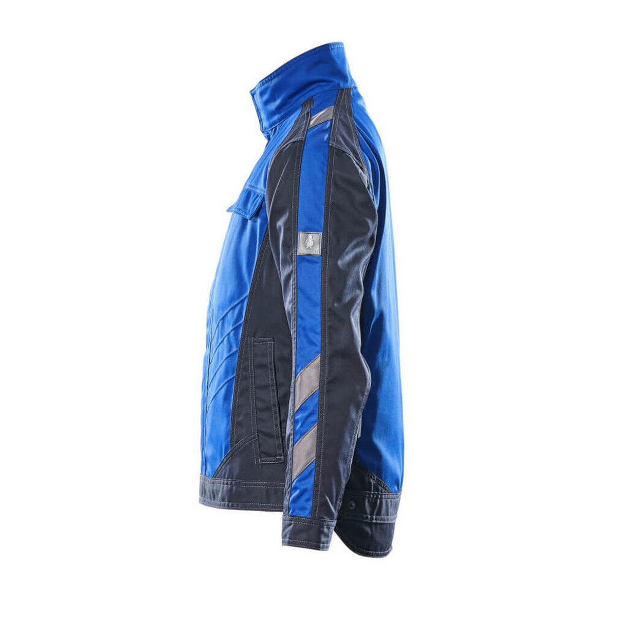 Royal Blue-Dark Navy - Side - Mascot Mens Unique Jacket
