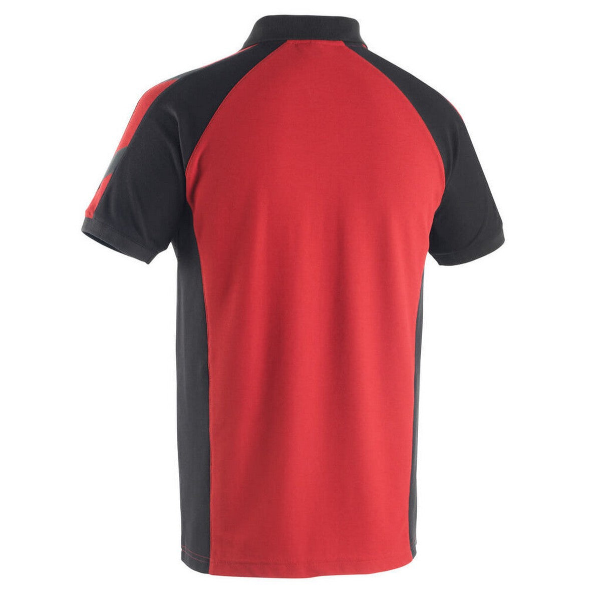Red-Black - Back - Mascot Mens Bottrop Unique Polo Shirt