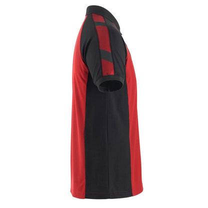 Red-Black - Lifestyle - Mascot Mens Bottrop Unique Polo Shirt