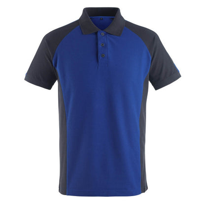 Royal Blue-Dark Navy - Front - Mascot Mens Bottrop Unique Polo Shirt
