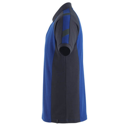 Royal Blue-Dark Navy - Side - Mascot Mens Bottrop Unique Polo Shirt