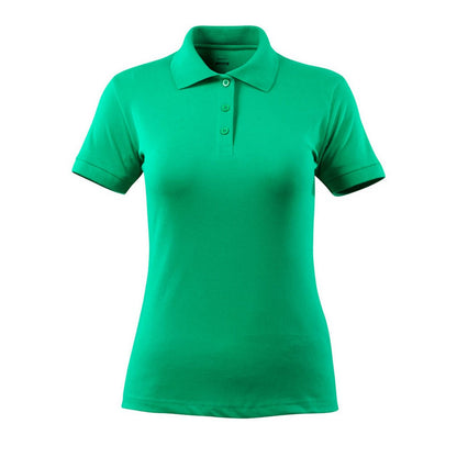 Grass Green - Front - Mascot Womens-Ladies Grasse Crossover Polo Shirt