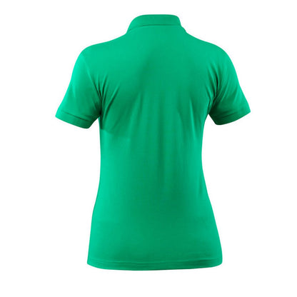 Grass Green - Back - Mascot Womens-Ladies Grasse Crossover Polo Shirt