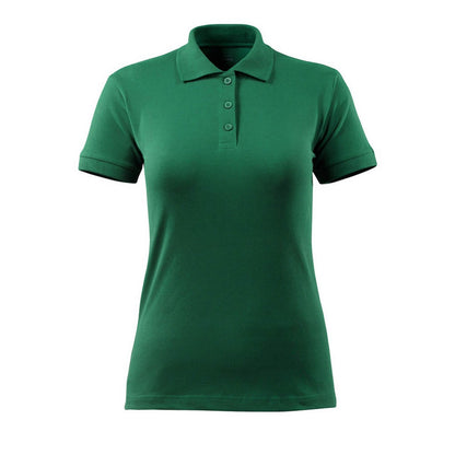 Green - Front - Mascot Womens-Ladies Grasse Crossover Polo Shirt