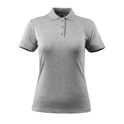 Grey - Front - Mascot Womens-Ladies Grasse Crossover Polo Shirt
