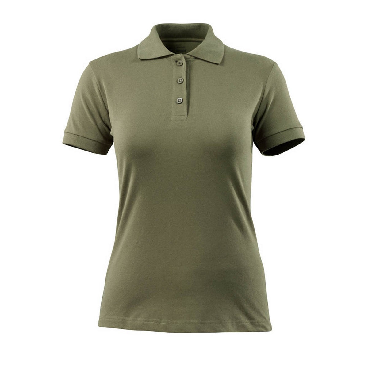 Moss Green - Front - Mascot Womens-Ladies Grasse Crossover Polo Shirt