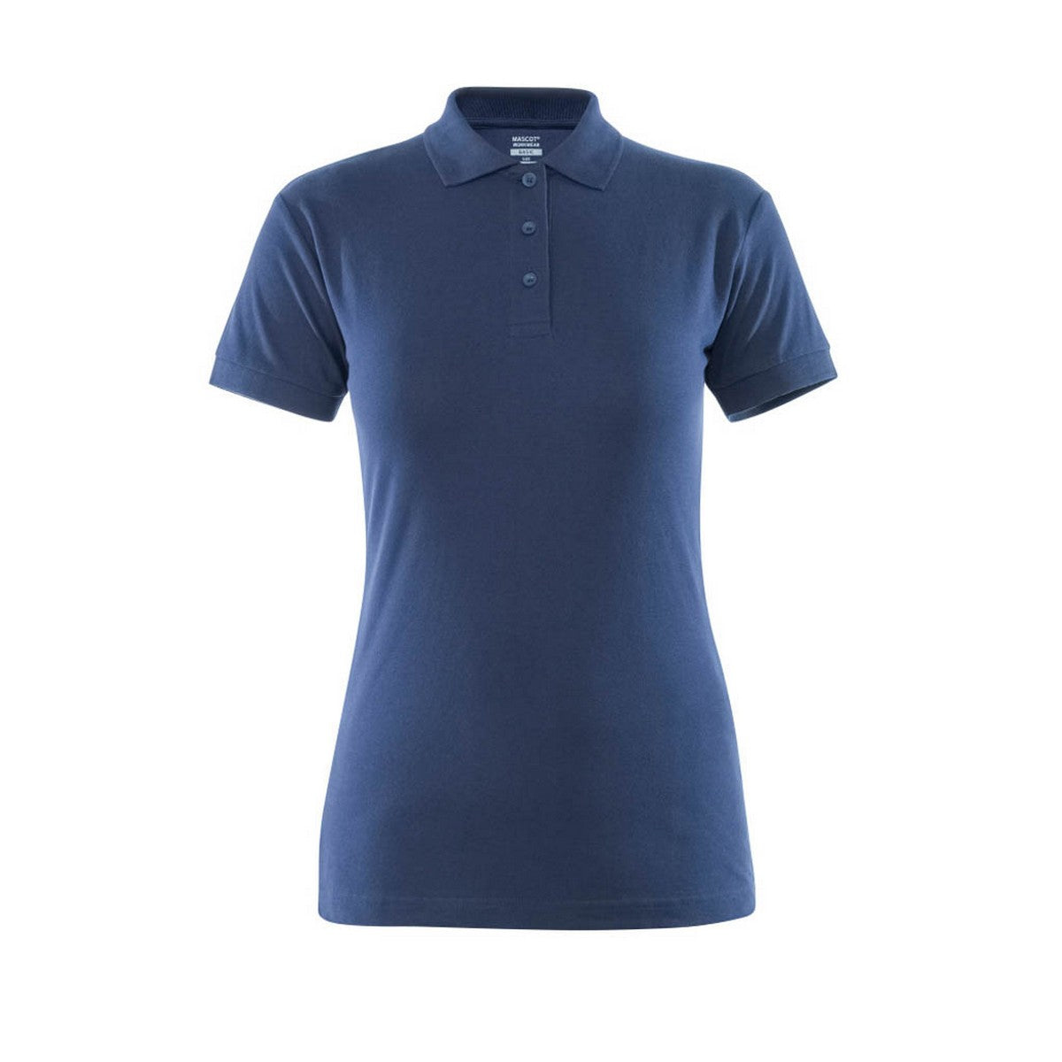 Navy - Front - Mascot Womens-Ladies Grasse Crossover Polo Shirt