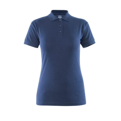 Navy - Front - Mascot Womens-Ladies Grasse Crossover Polo Shirt