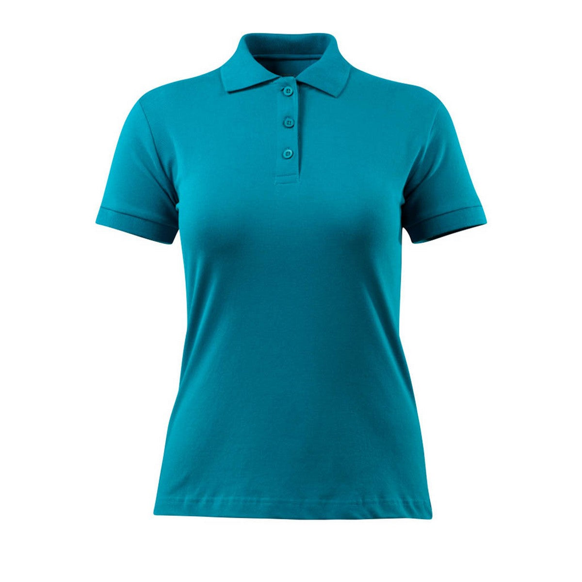 Petroleum Blue - Front - Mascot Womens-Ladies Grasse Crossover Polo Shirt
