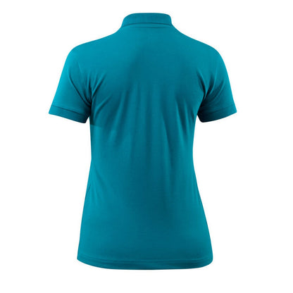 Petroleum Blue - Back - Mascot Womens-Ladies Grasse Crossover Polo Shirt