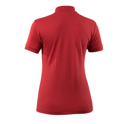 Red - Back - Mascot Womens-Ladies Grasse Crossover Polo Shirt
