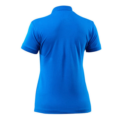 Azure Blue - Back - Mascot Womens-Ladies Grasse Crossover Polo Shirt