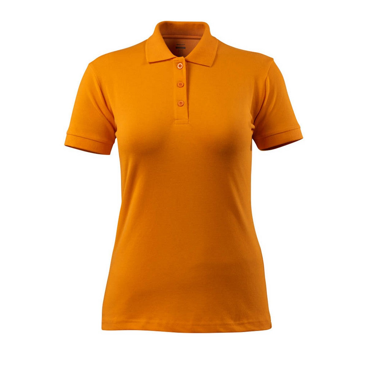 Bright Orange - Front - Mascot Womens-Ladies Grasse Crossover Polo Shirt