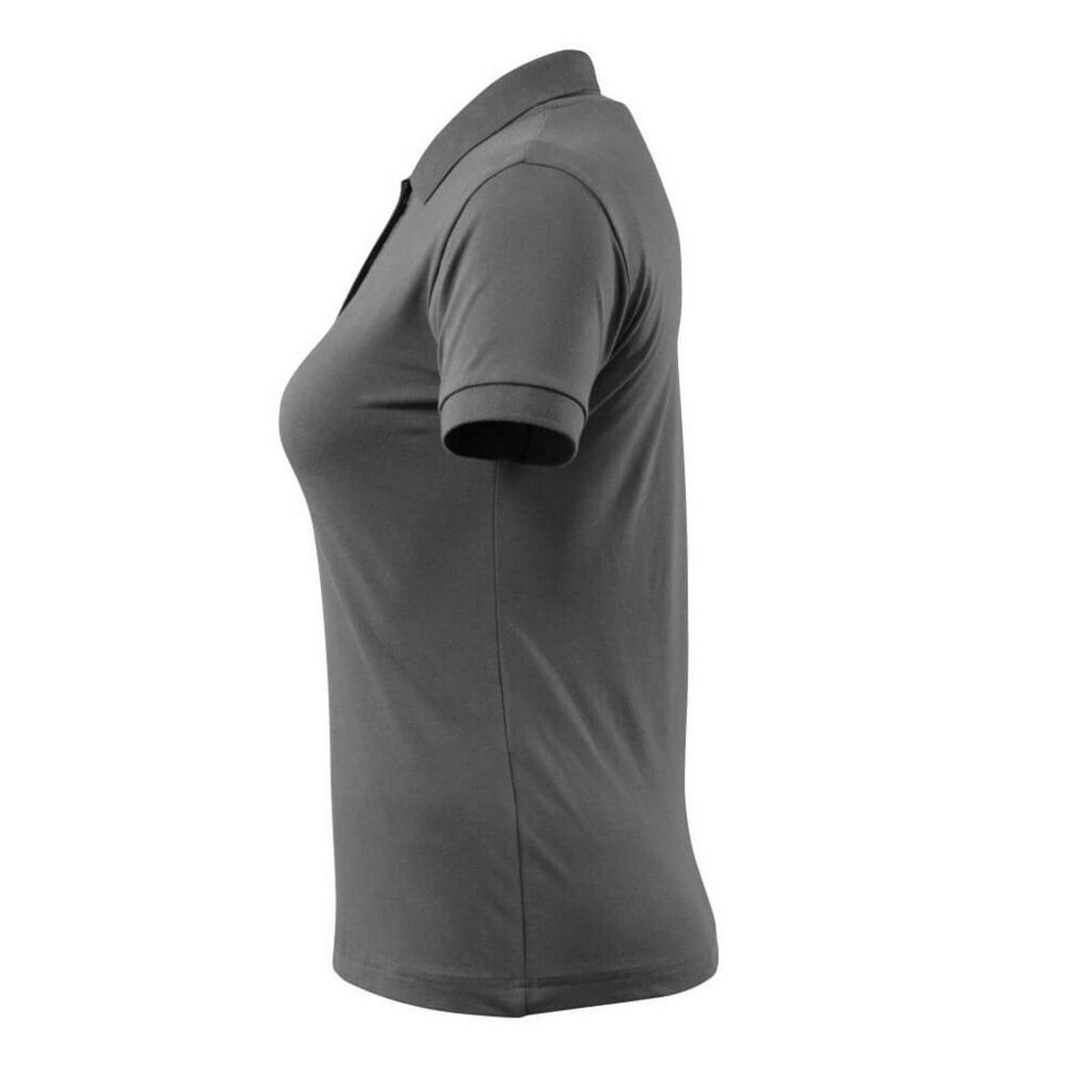 Dark Anthracite - Side - Mascot Womens-Ladies Grasse Crossover Polo Shirt