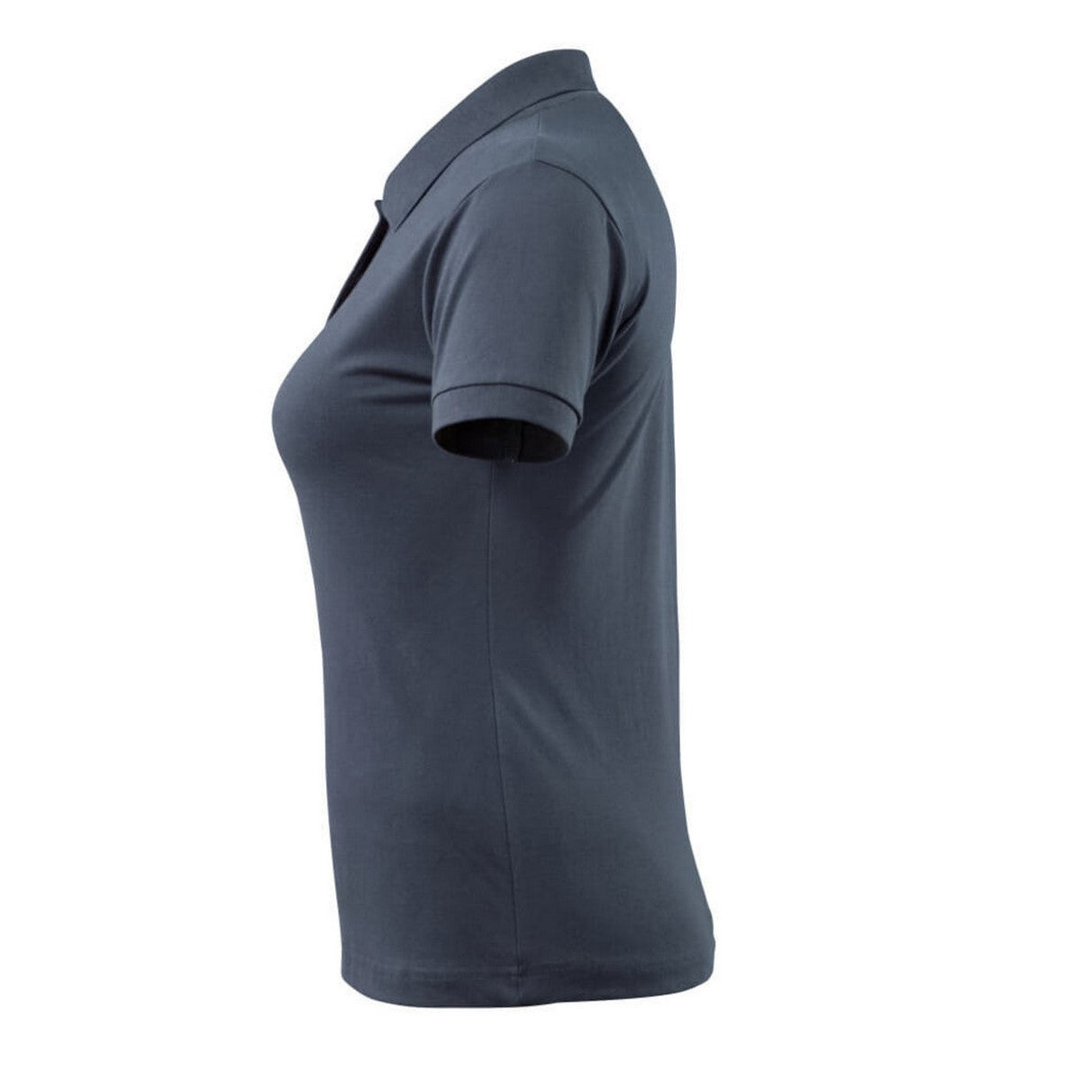 Dark Navy - Side - Mascot Womens-Ladies Grasse Crossover Polo Shirt