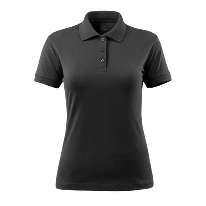 Black - Front - Mascot Womens-Ladies Grasse Crossover Polo Shirt