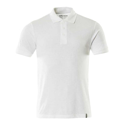 White - Front - Mascot Mens Crossover Polo Shirt
