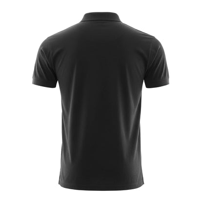 Deep Black - Back - Mascot Mens Crossover Polo Shirt