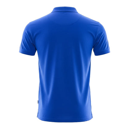 Royal Blue - Back - Mascot Mens Crossover Polo Shirt