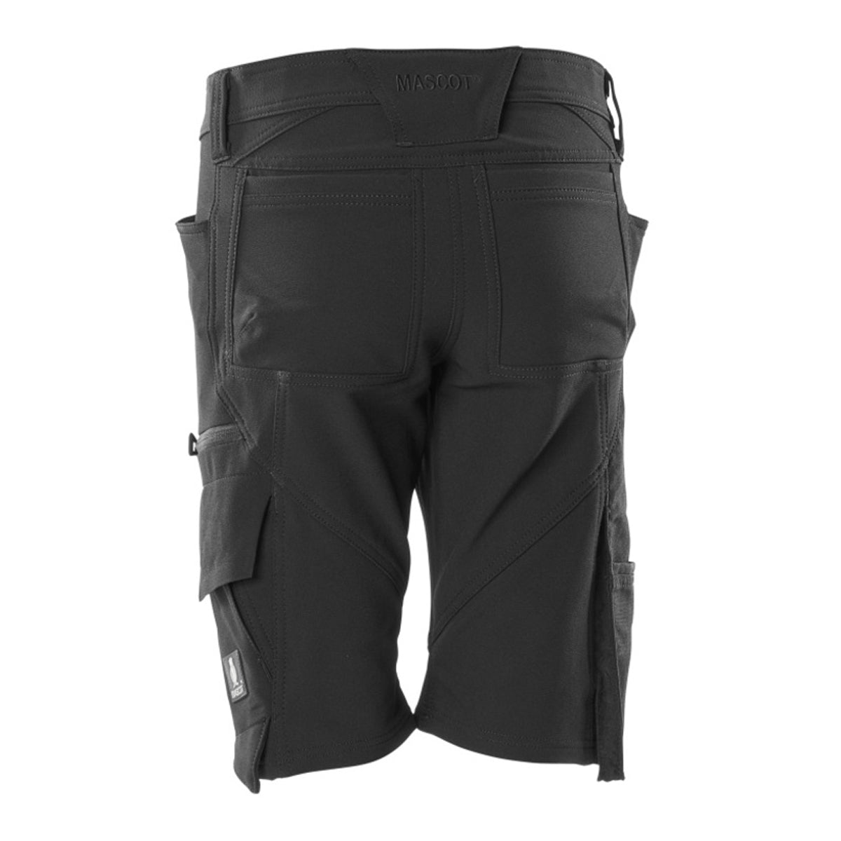 Black - Back - Mascot Mens Accelerate Work Shorts